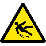 Danger sol glissant